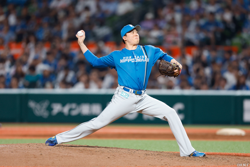 9回、五番手の田中正義投手