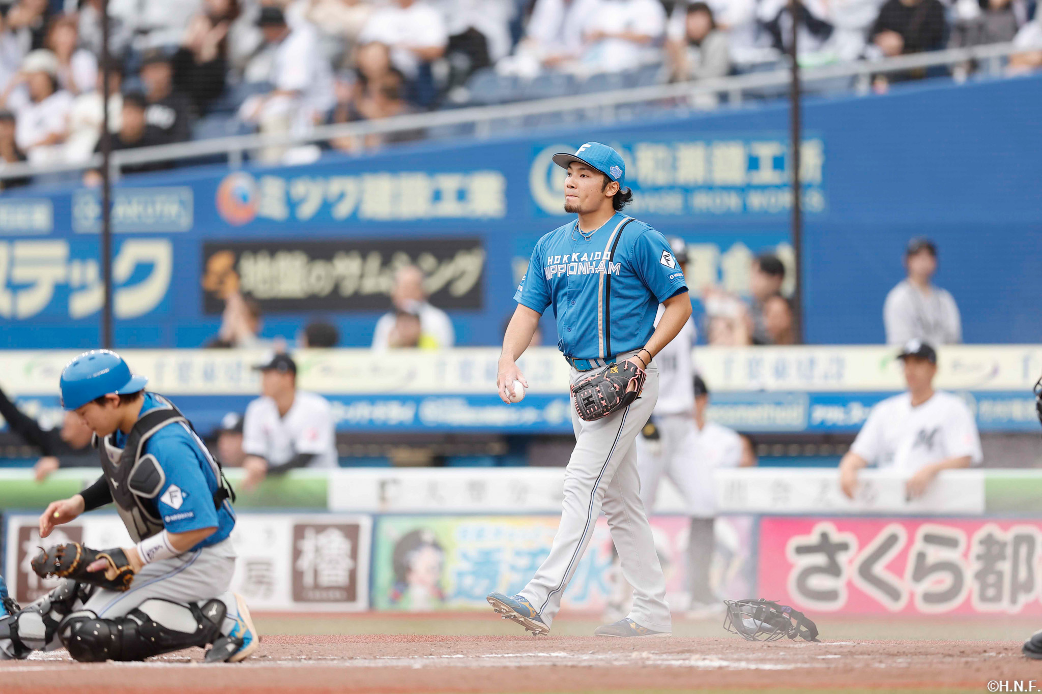 4回裏、伊藤投手