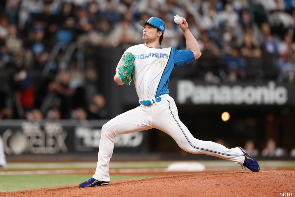 7回、四番手の上原投手