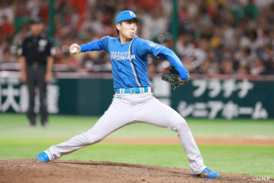 8回、二番手の杉浦投手