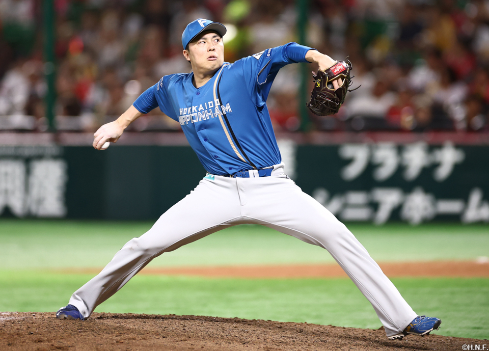 9回、五番手の田中正義投手