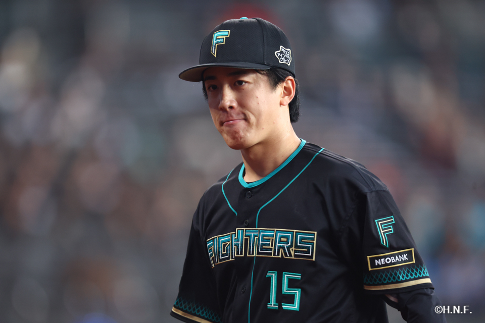 7回表を抑えた北山投手