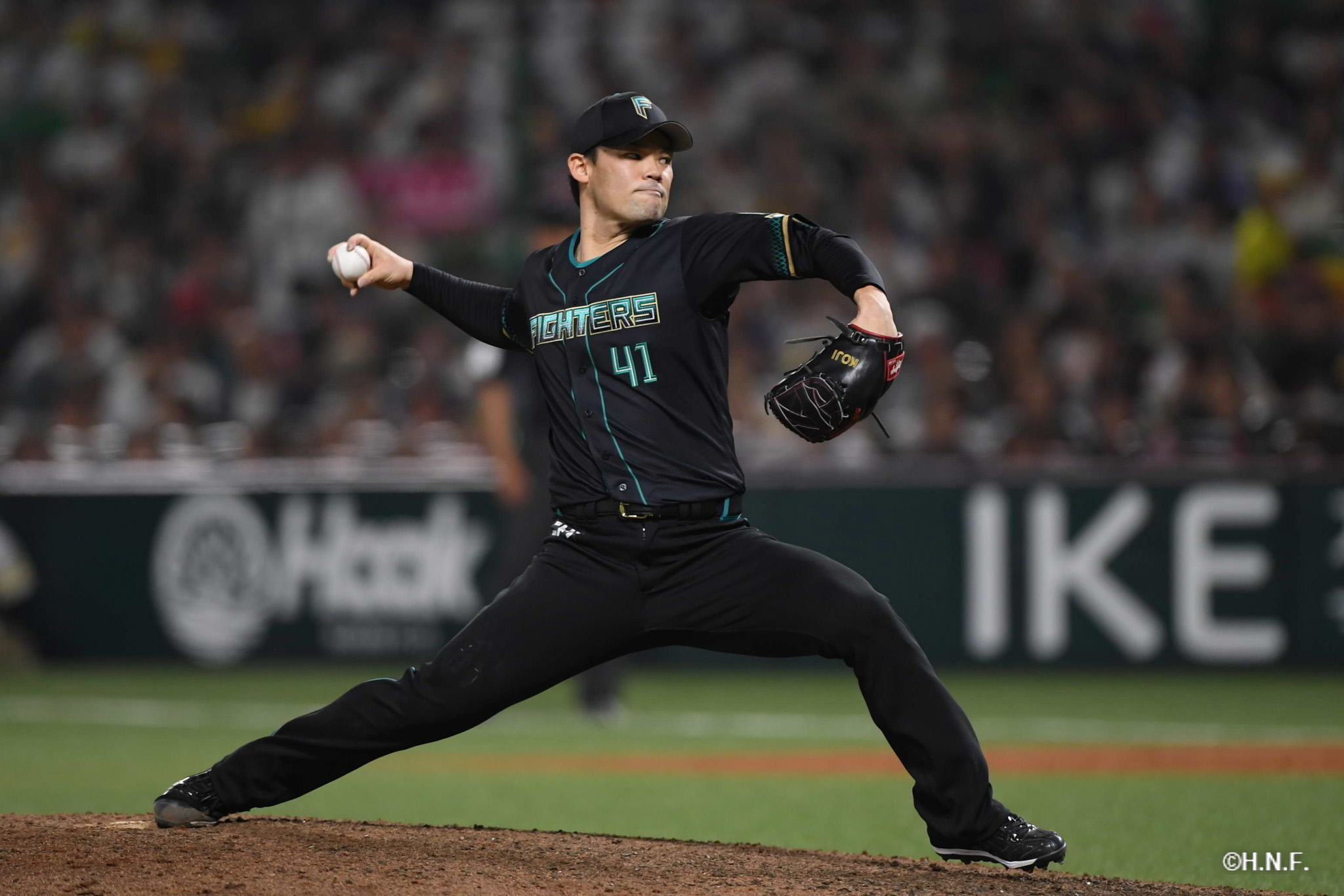 8回裏、福谷投手