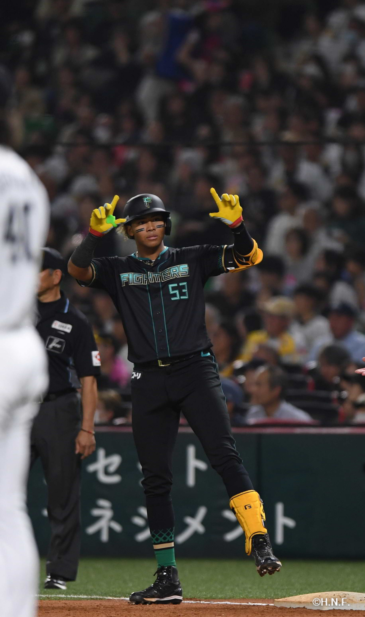 9回表、水谷選手