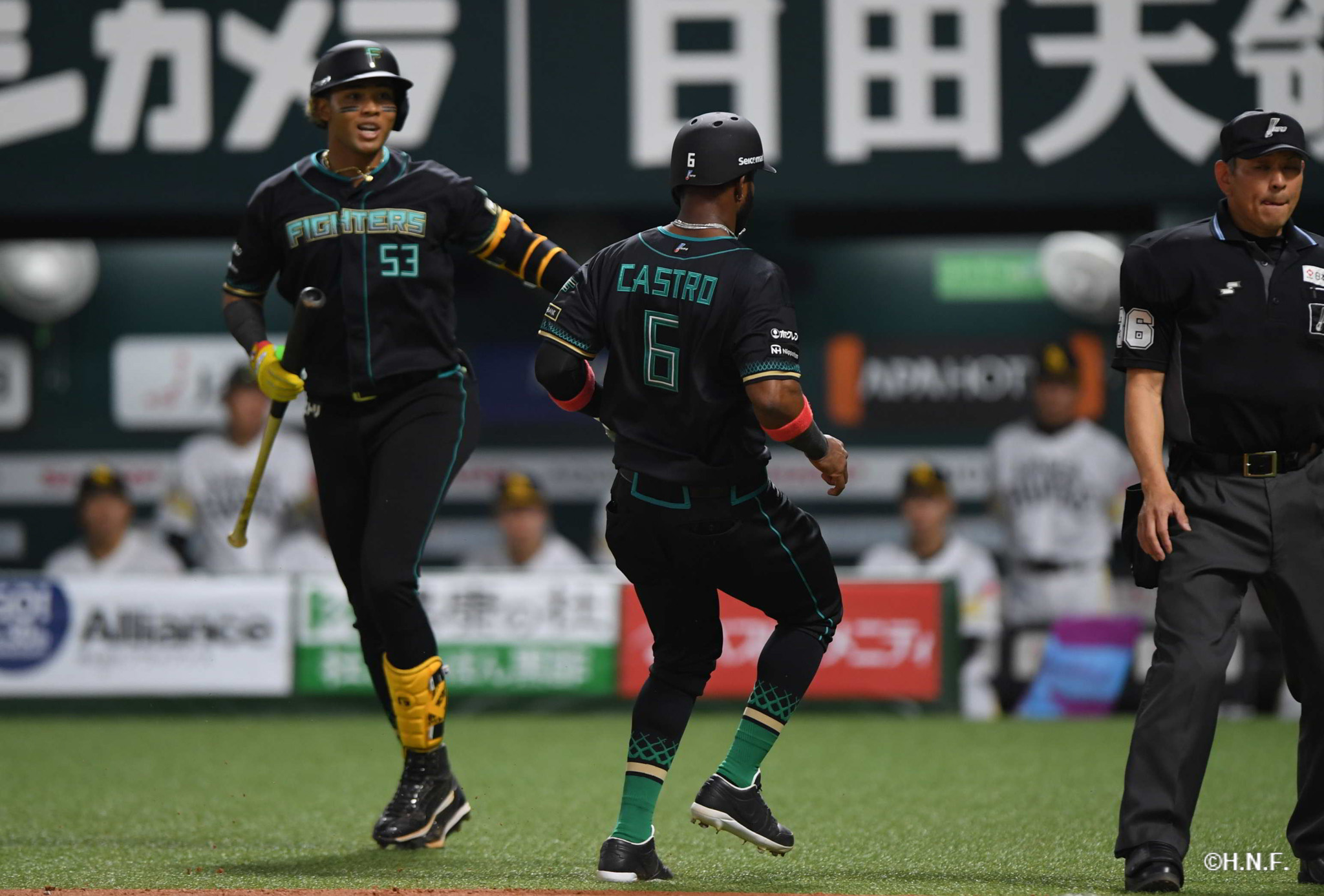 2回表、カストロ選手