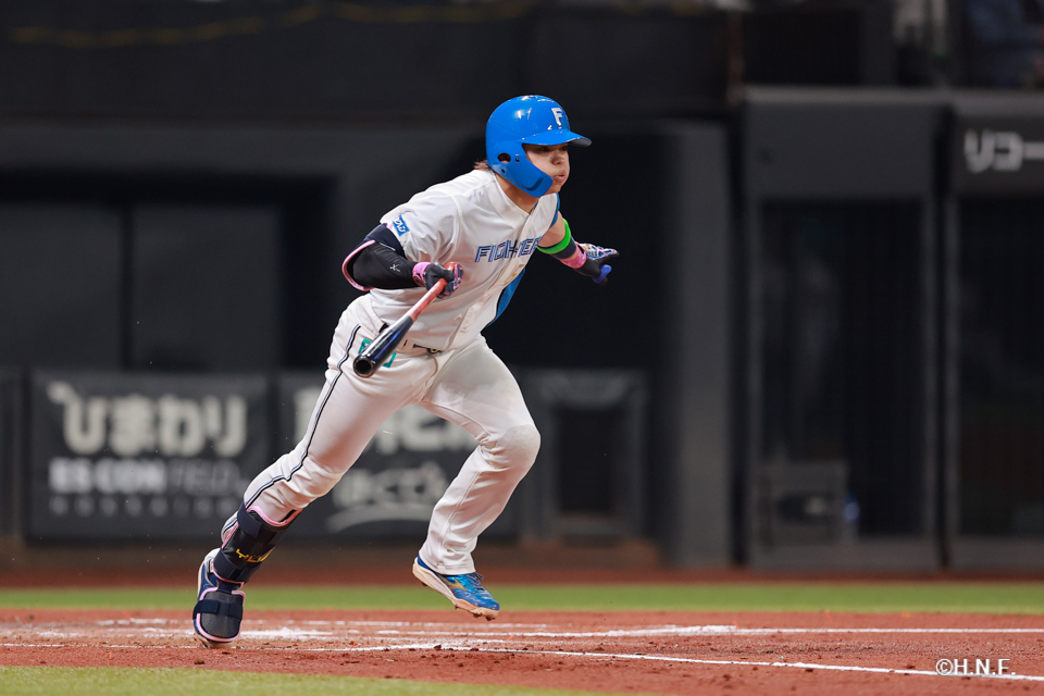 2回裏、田宮選手