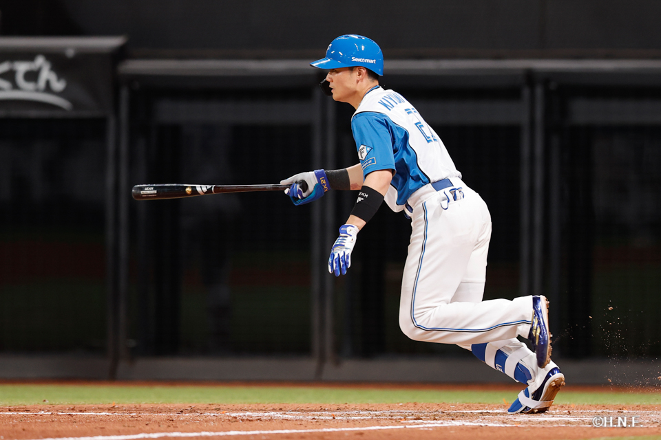 8回裏、清宮選手