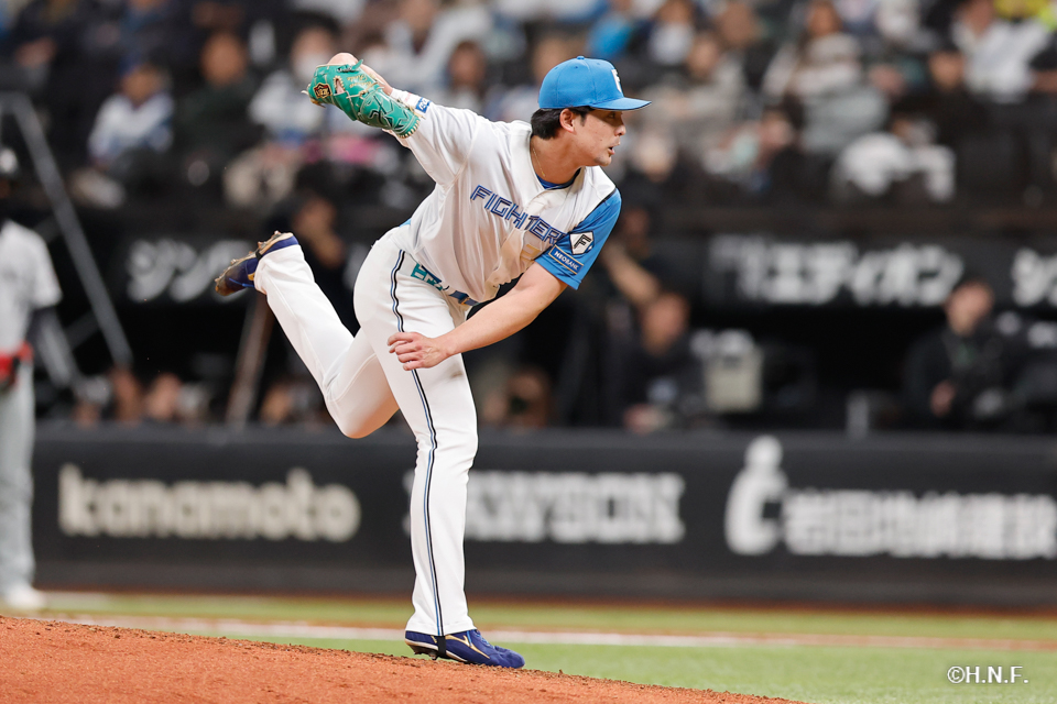 7回表、上原投手