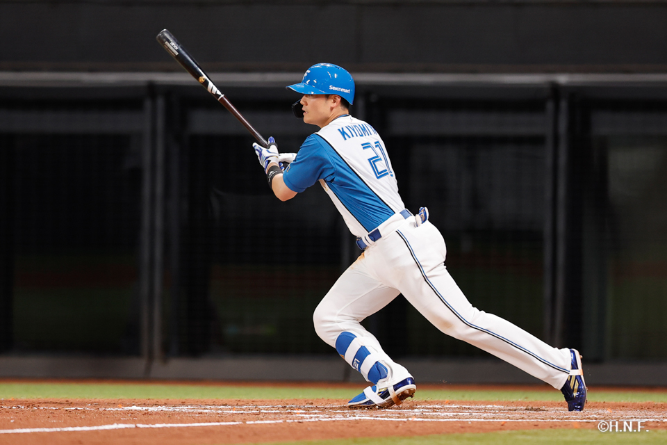 7回裏、清宮選手