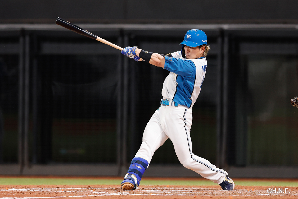 8回裏、水野選手