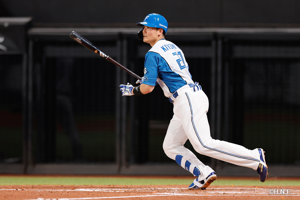 3回裏、清宮選手