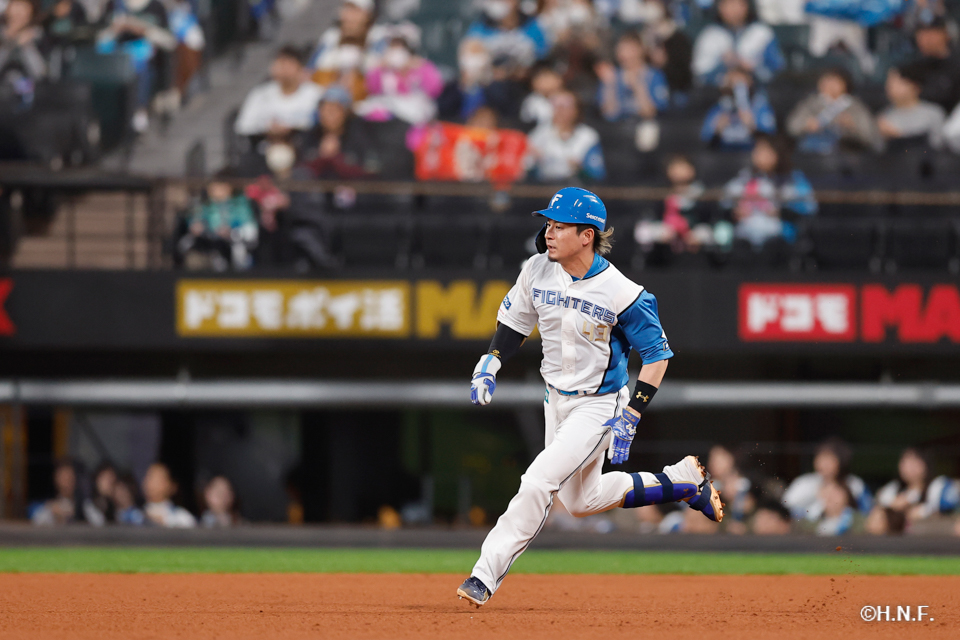 4回裏、水野選手