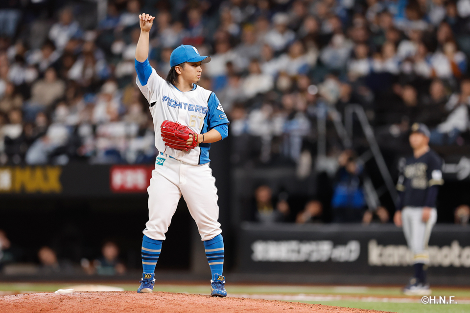 8回表、山本投手