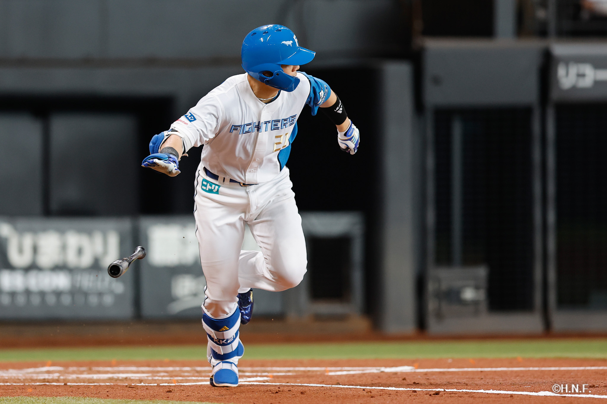 1回裏、清宮選手01