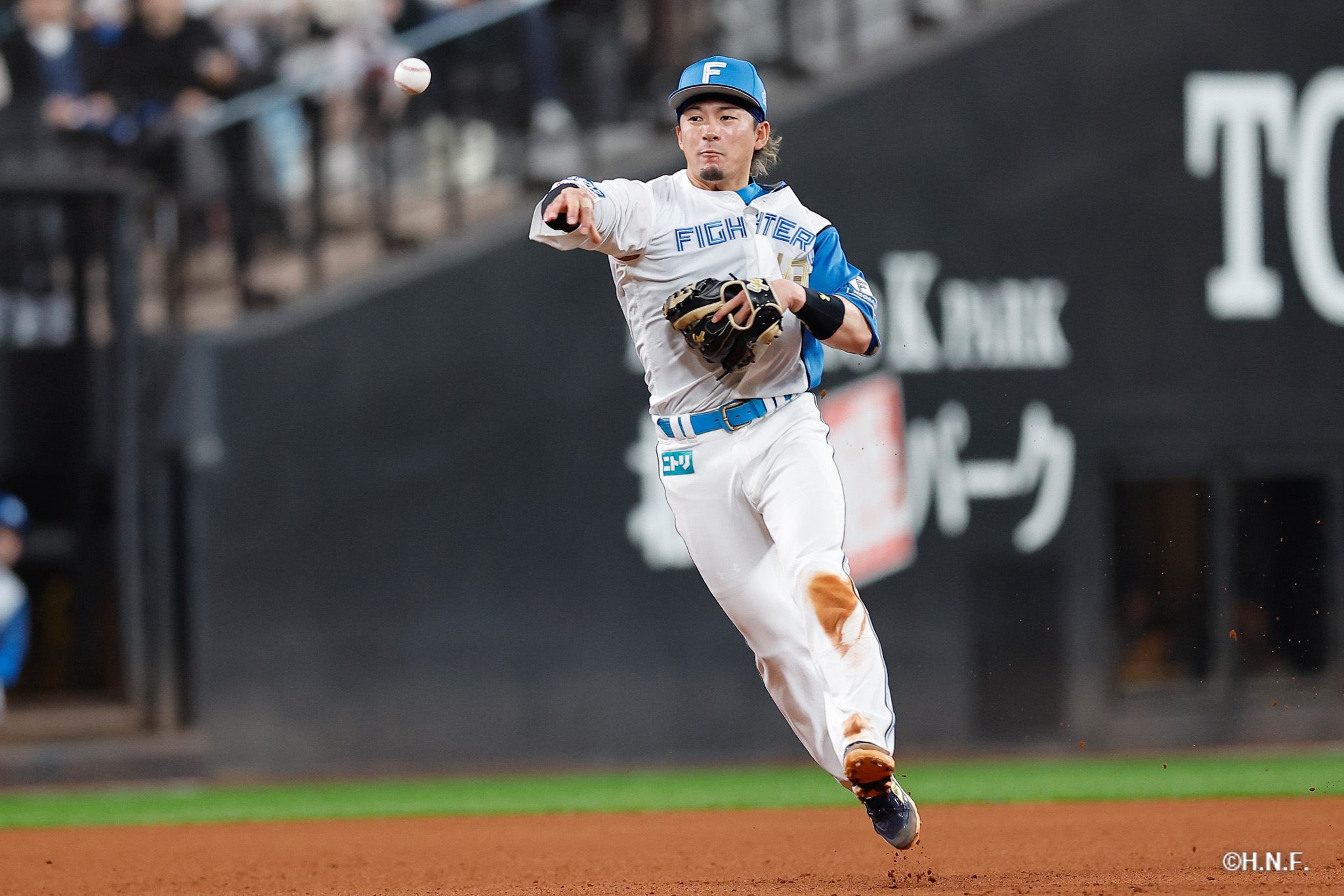 8回表、水野選手