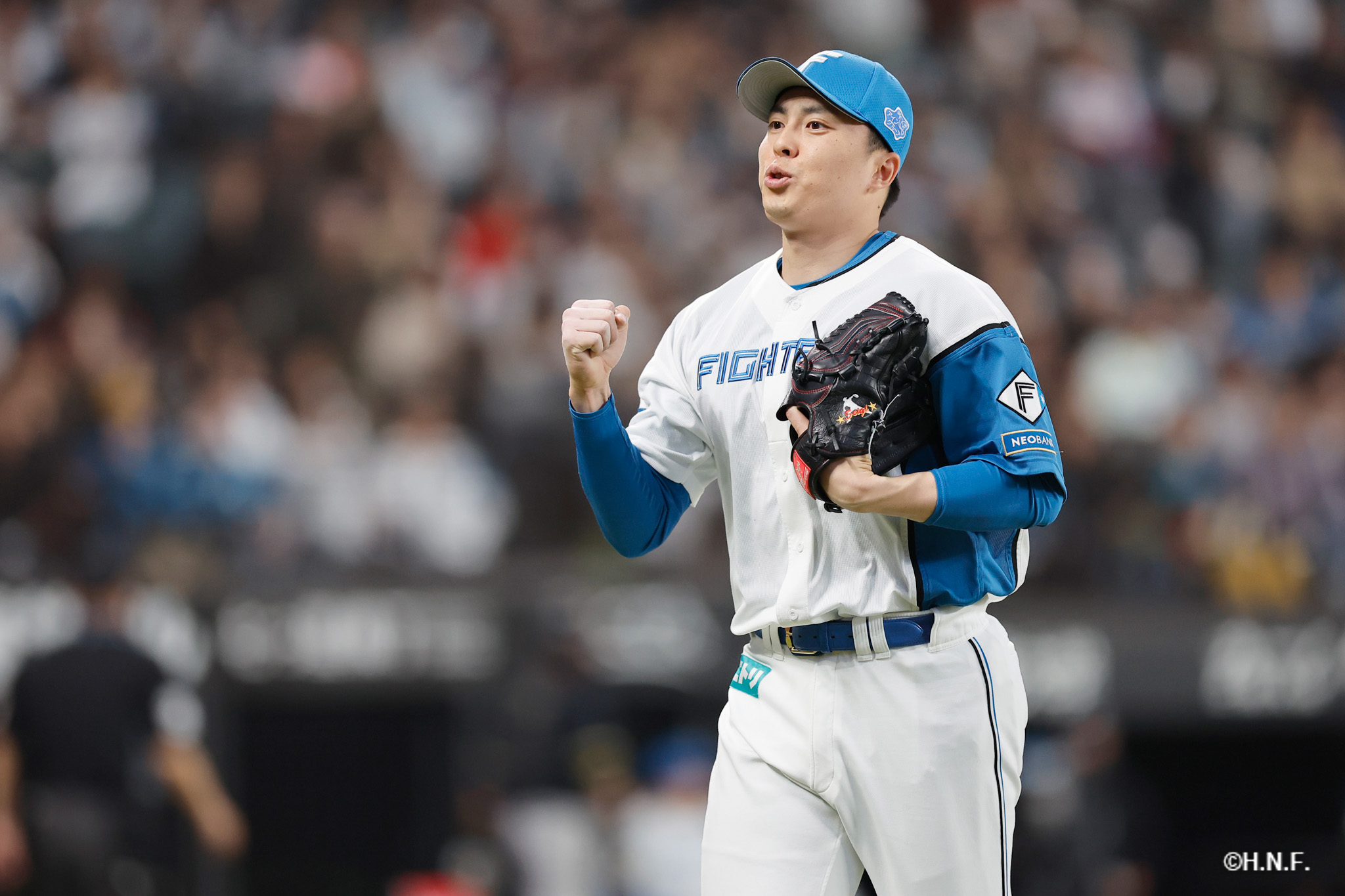 8回表、田中正義投手