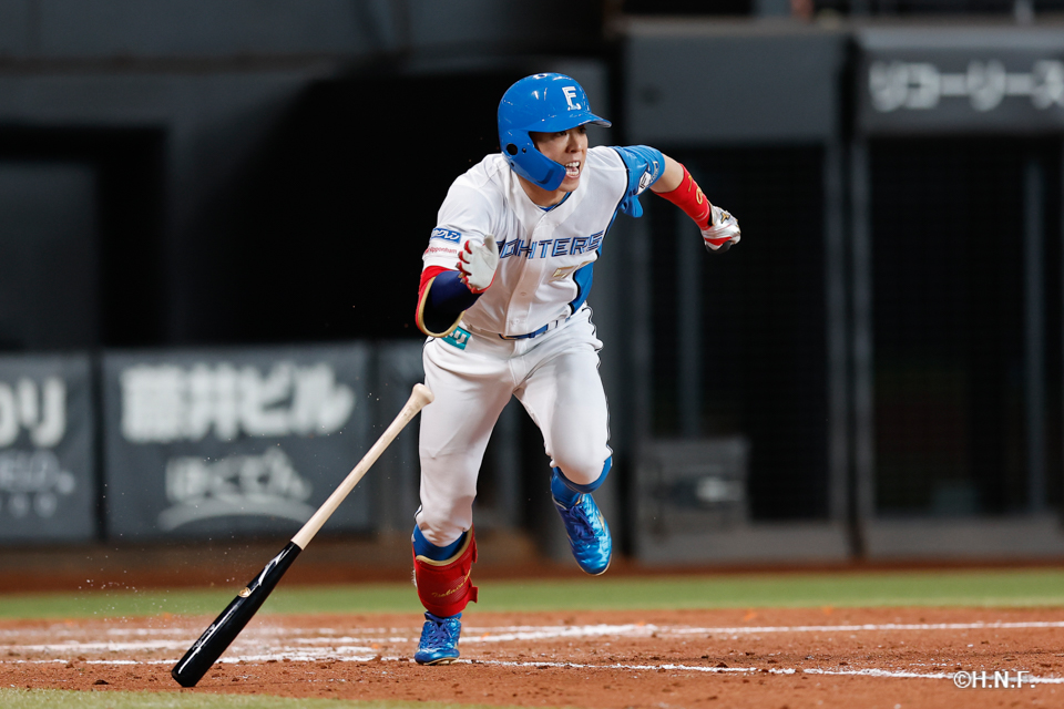 8回裏、五十幡選手01