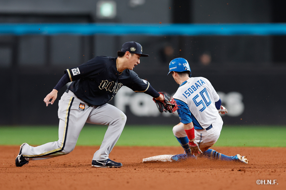 8回裏、五十幡選手02