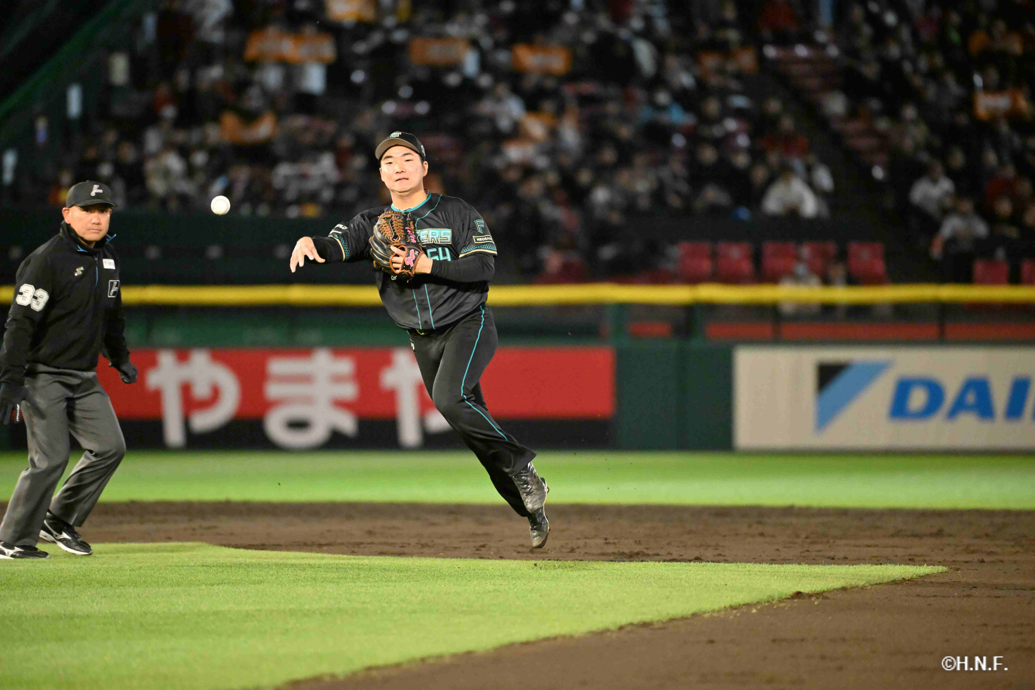 5回裏、山縣選手