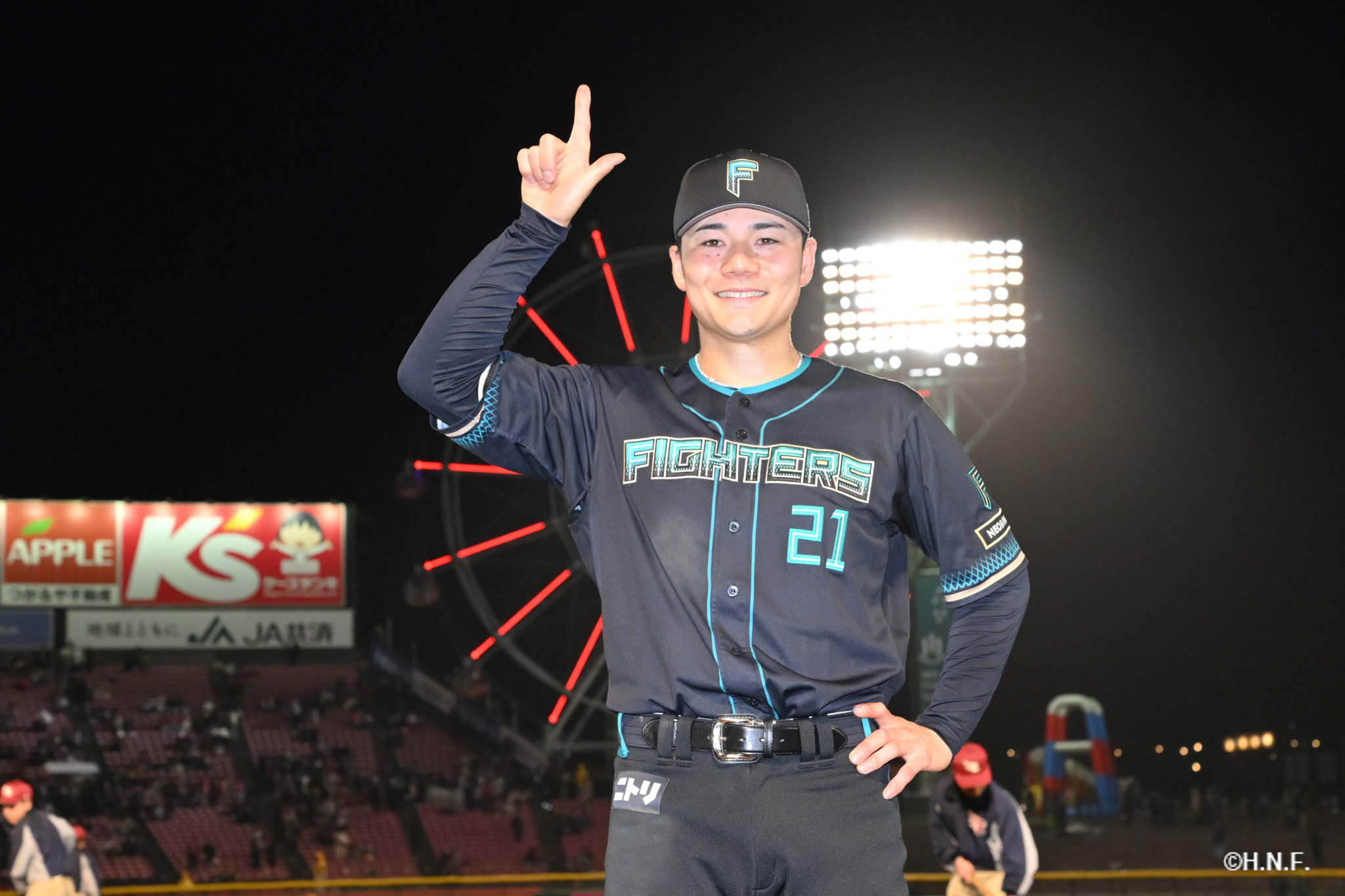 ヒーローの清宮選手