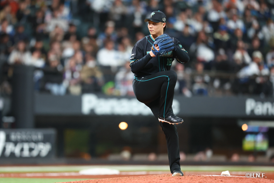 7回表、山﨑福投手