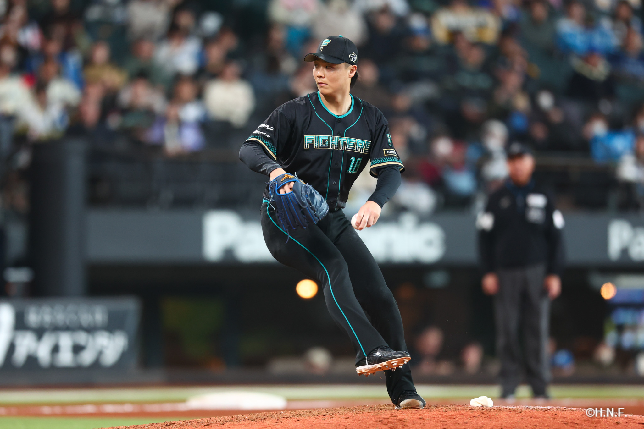 8回表、山﨑福投手