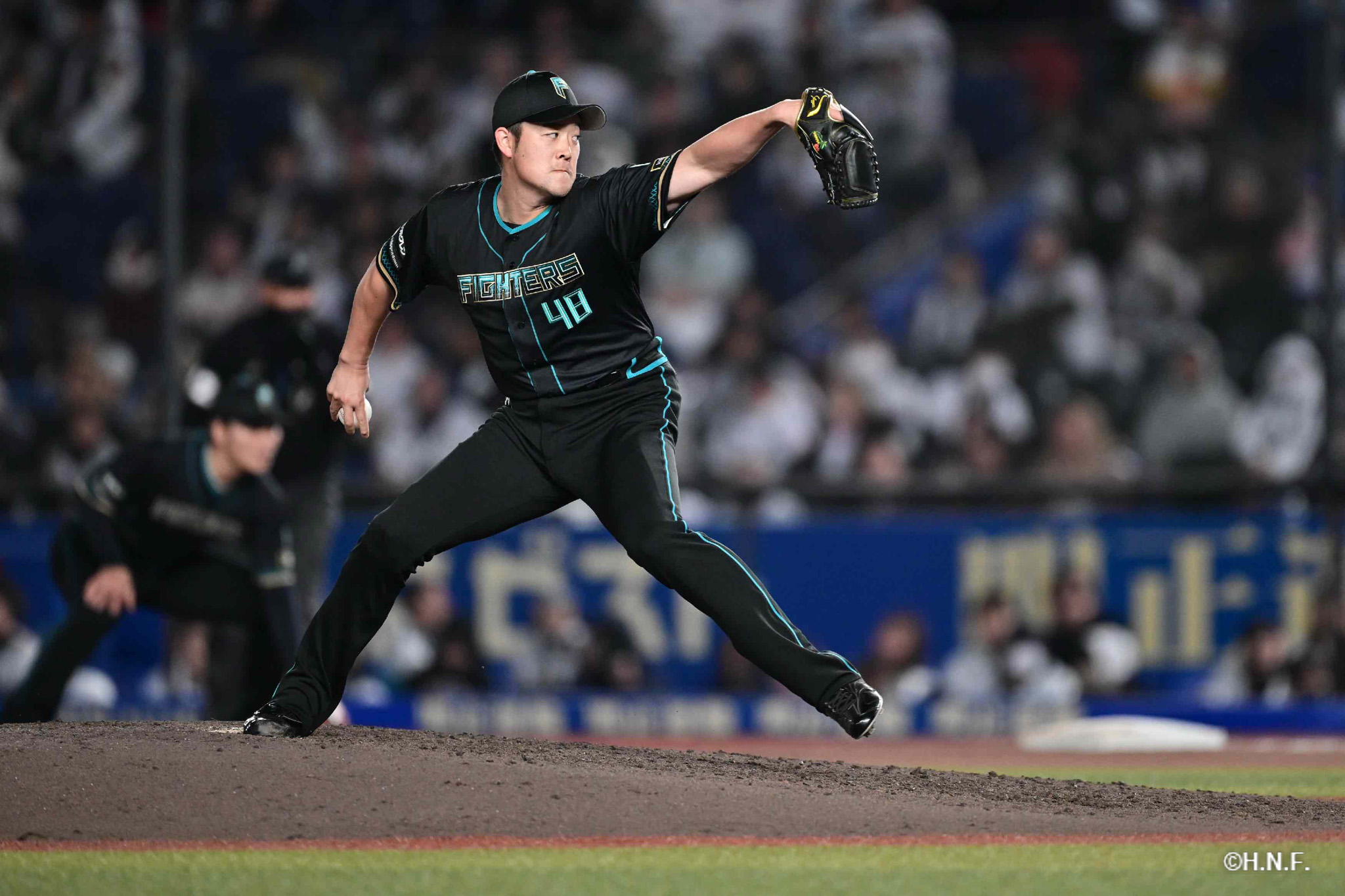 6回裏、齋藤投手