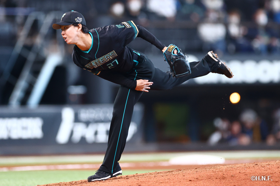 8回表、大川投手01