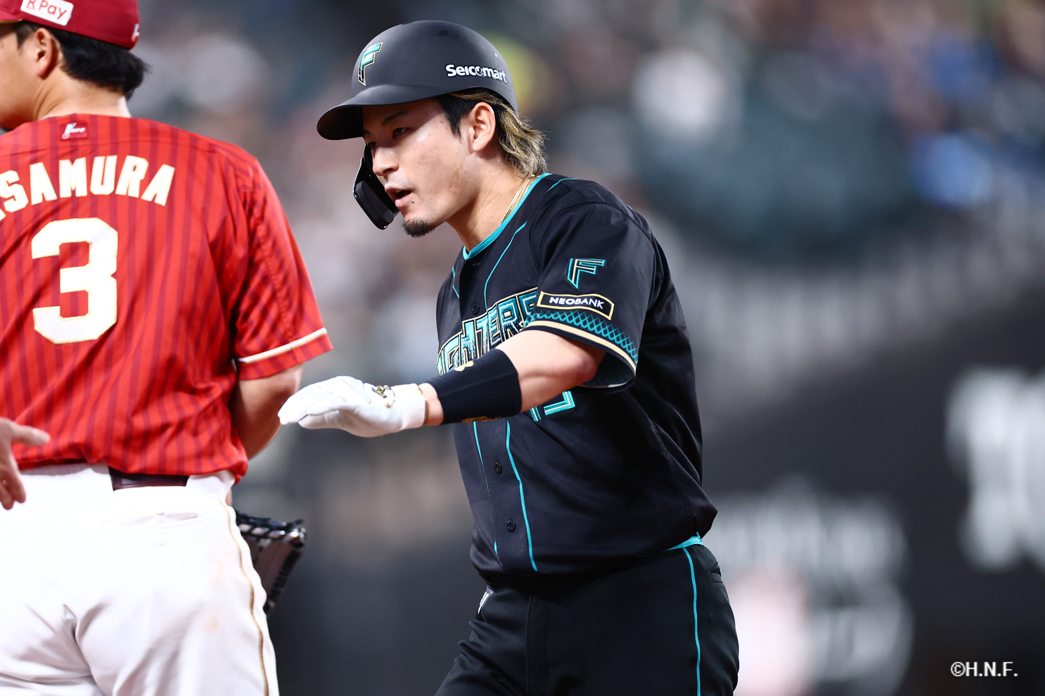 3回裏、水野選手