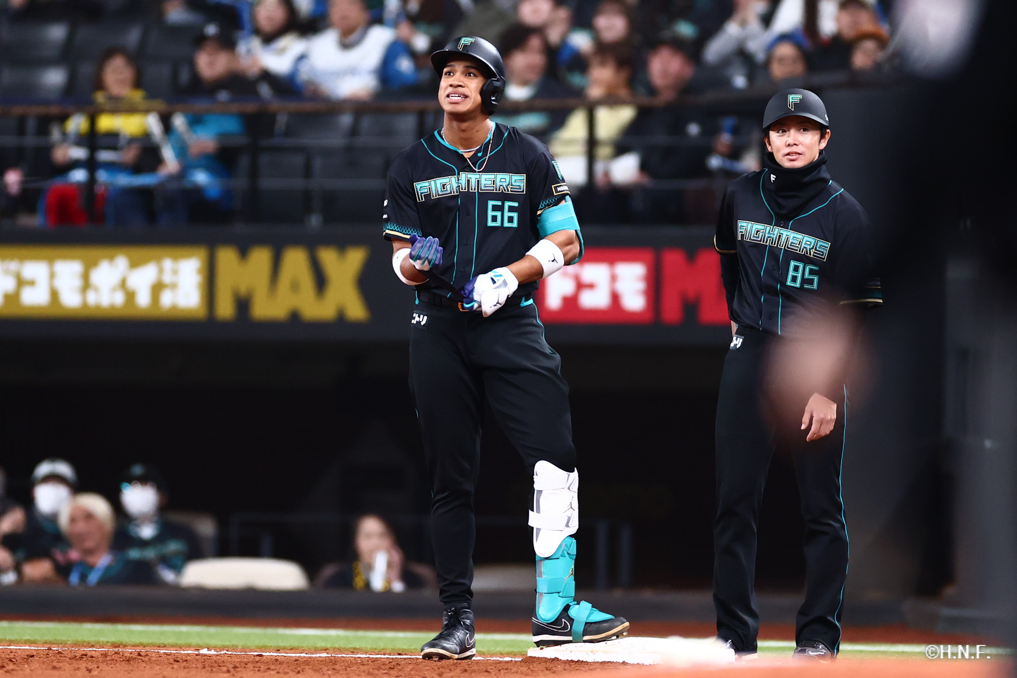 3回裏、万波選手