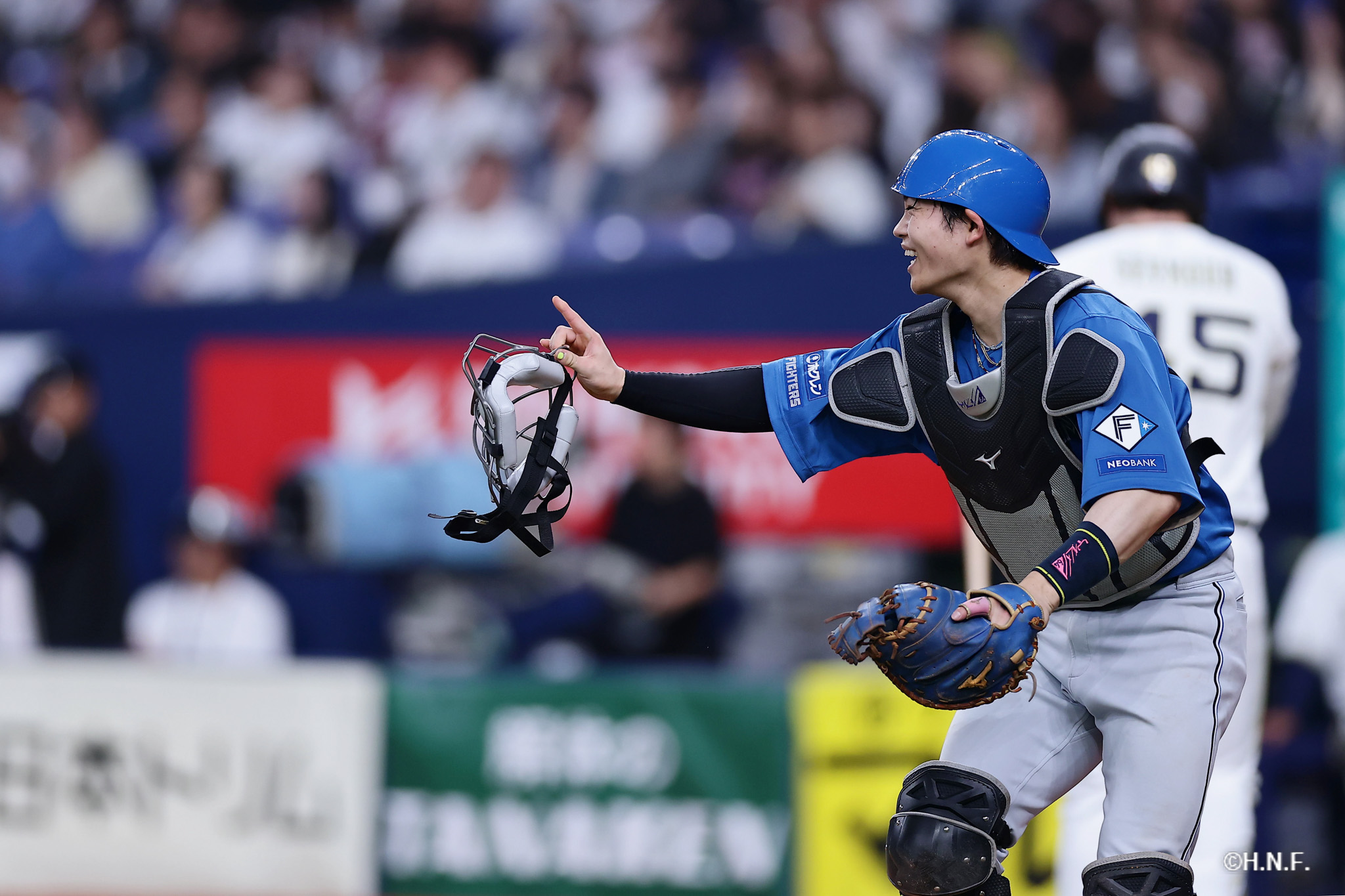 3回裏、田宮選手