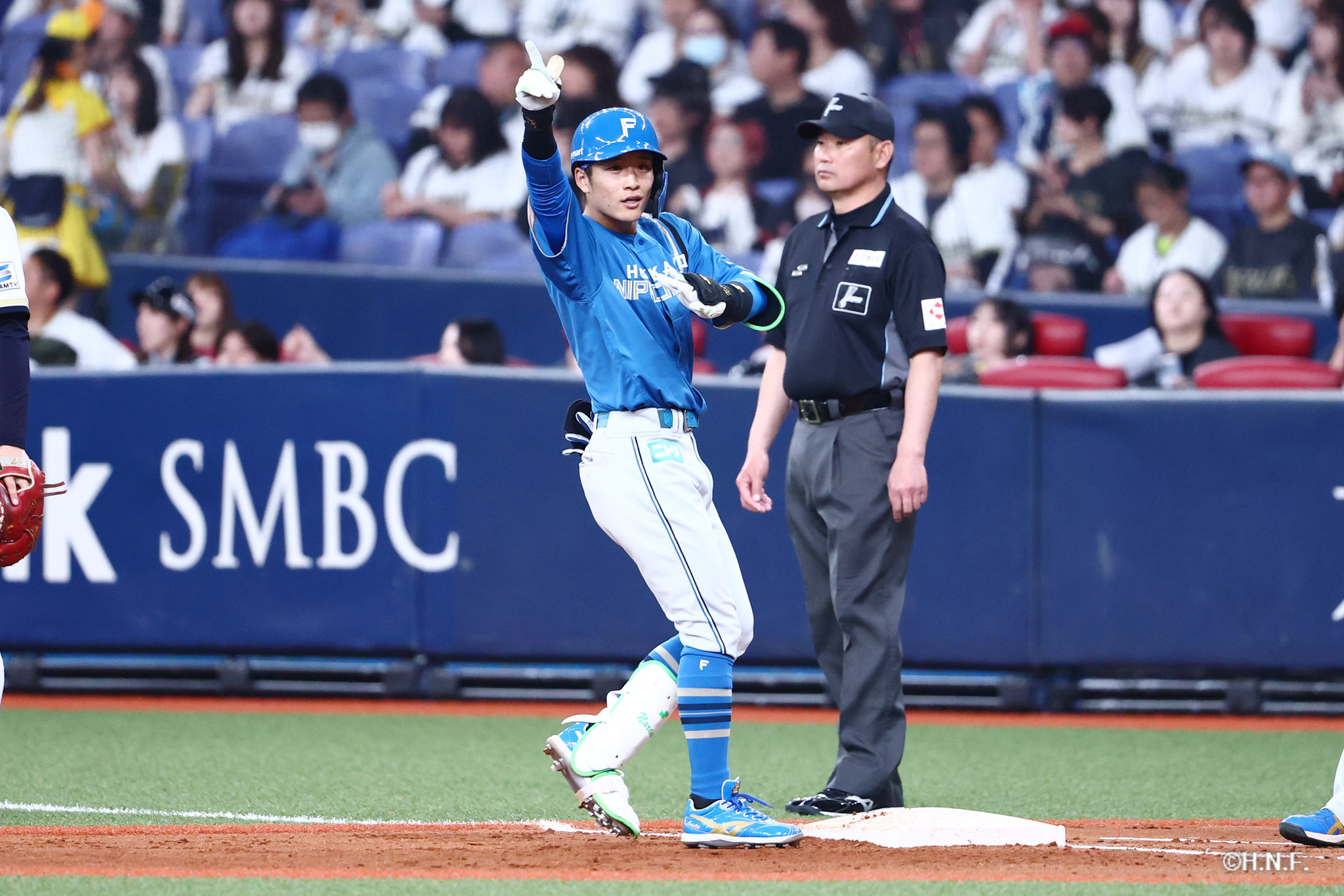5回表、奈良間選手