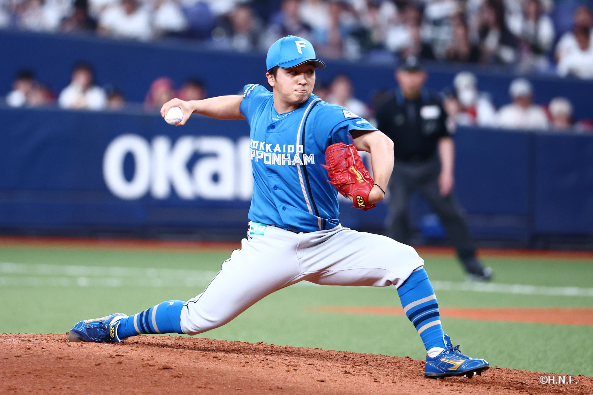 6回裏、山本投手02