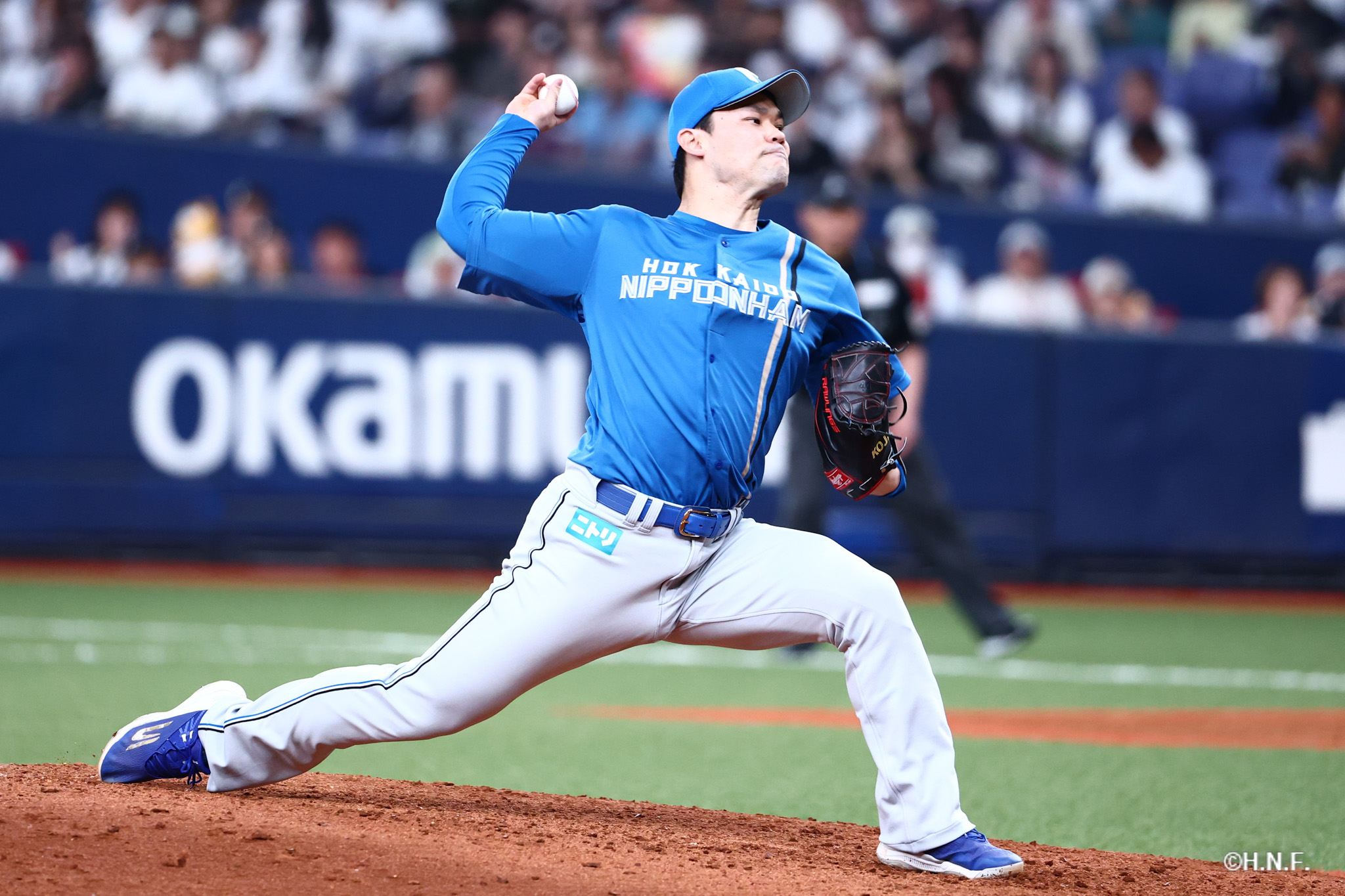 7回裏、福谷投手01