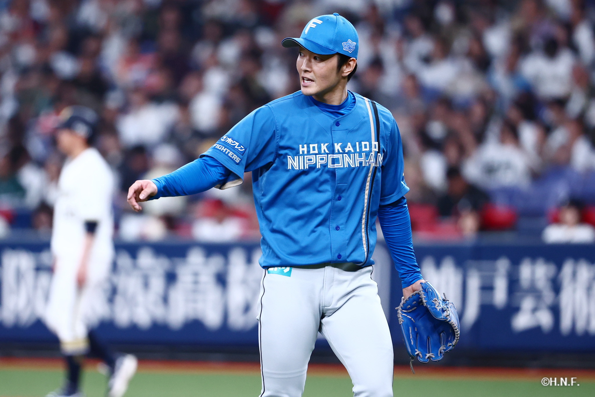 8回裏、玉井投手02