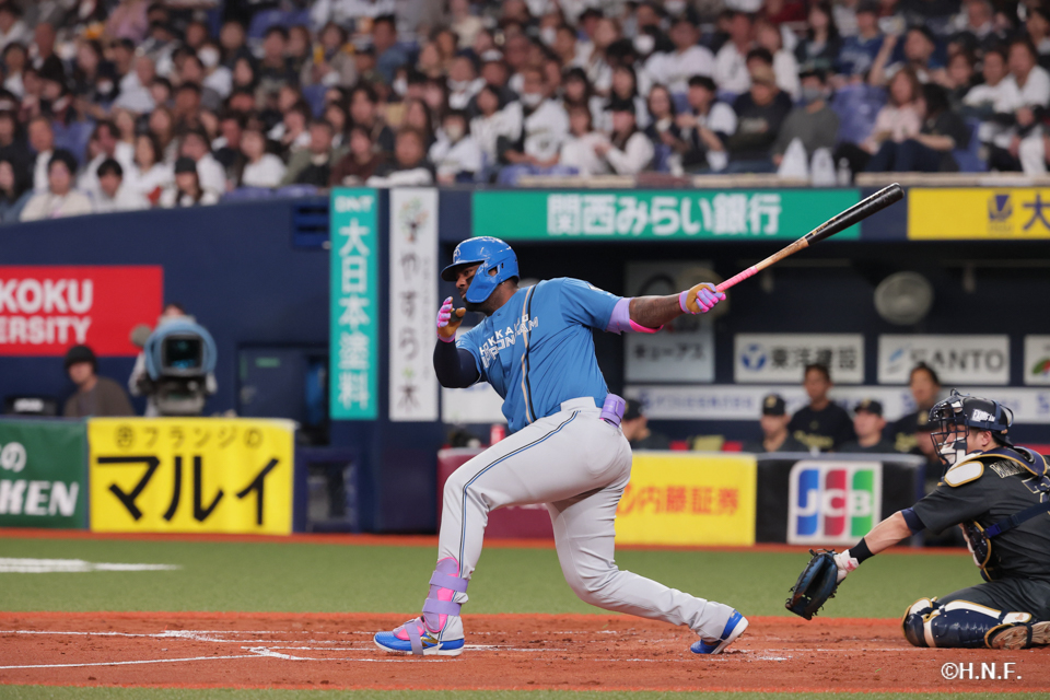 3回表、レイエス選手