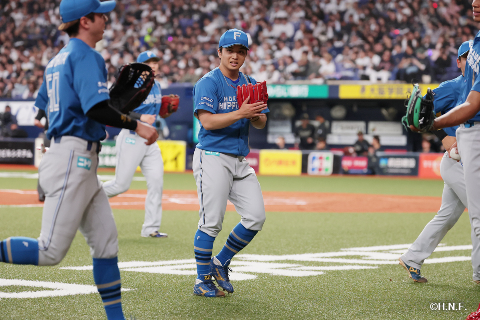 8回裏、山本投手02