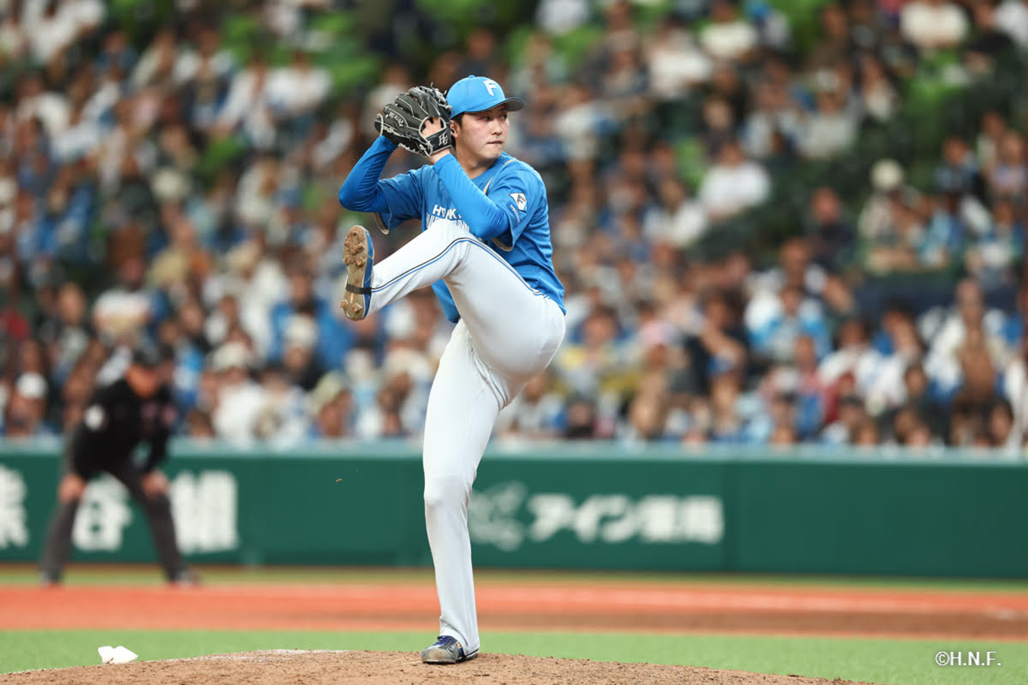 9回裏、柳川投手