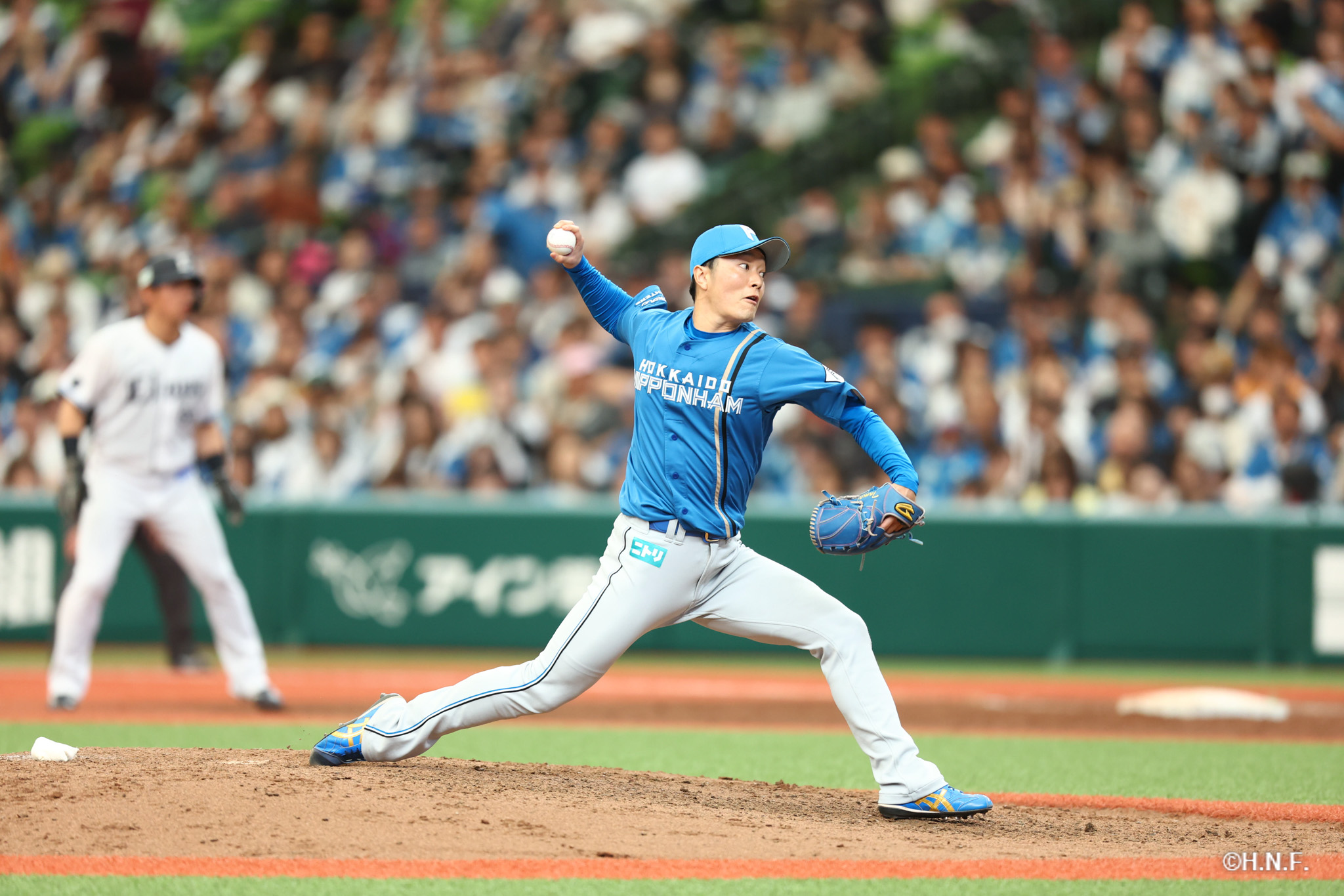 8回裏、玉井投手
