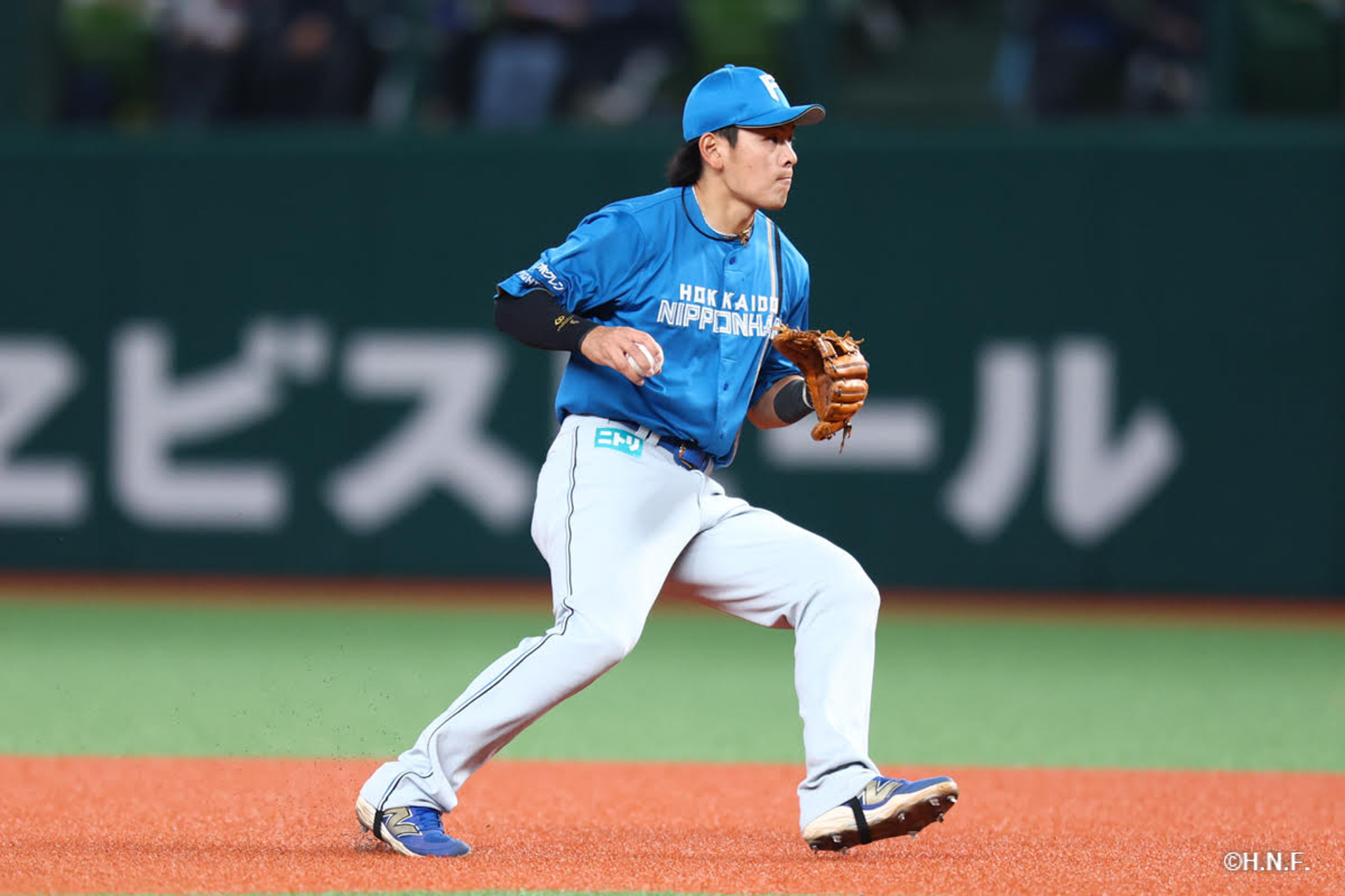 5回裏、野村選手