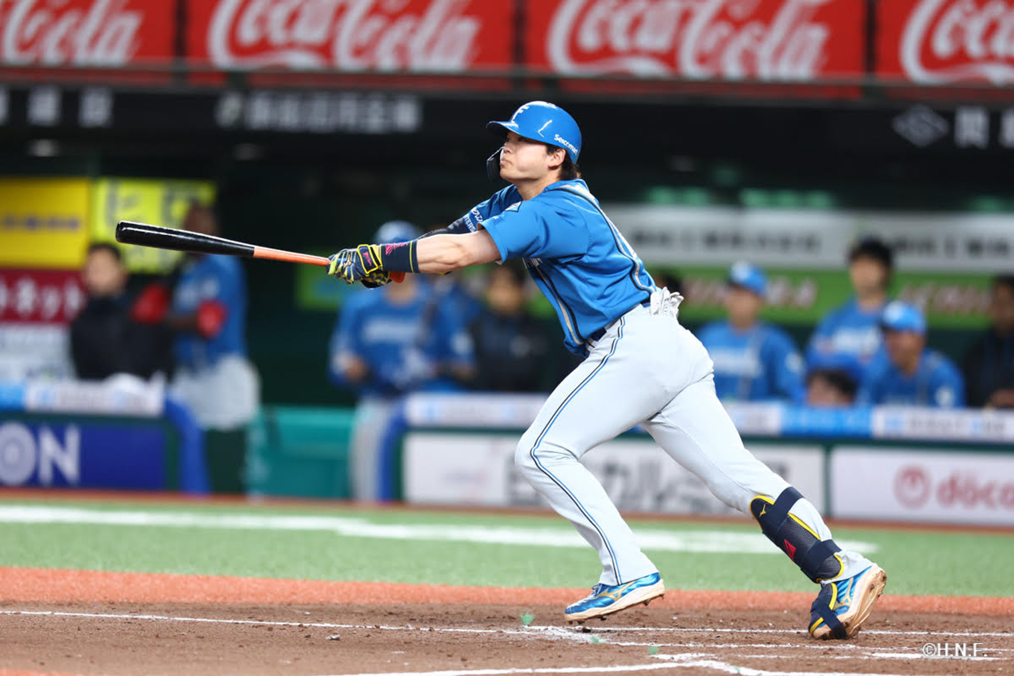 8回表、田宮選手01