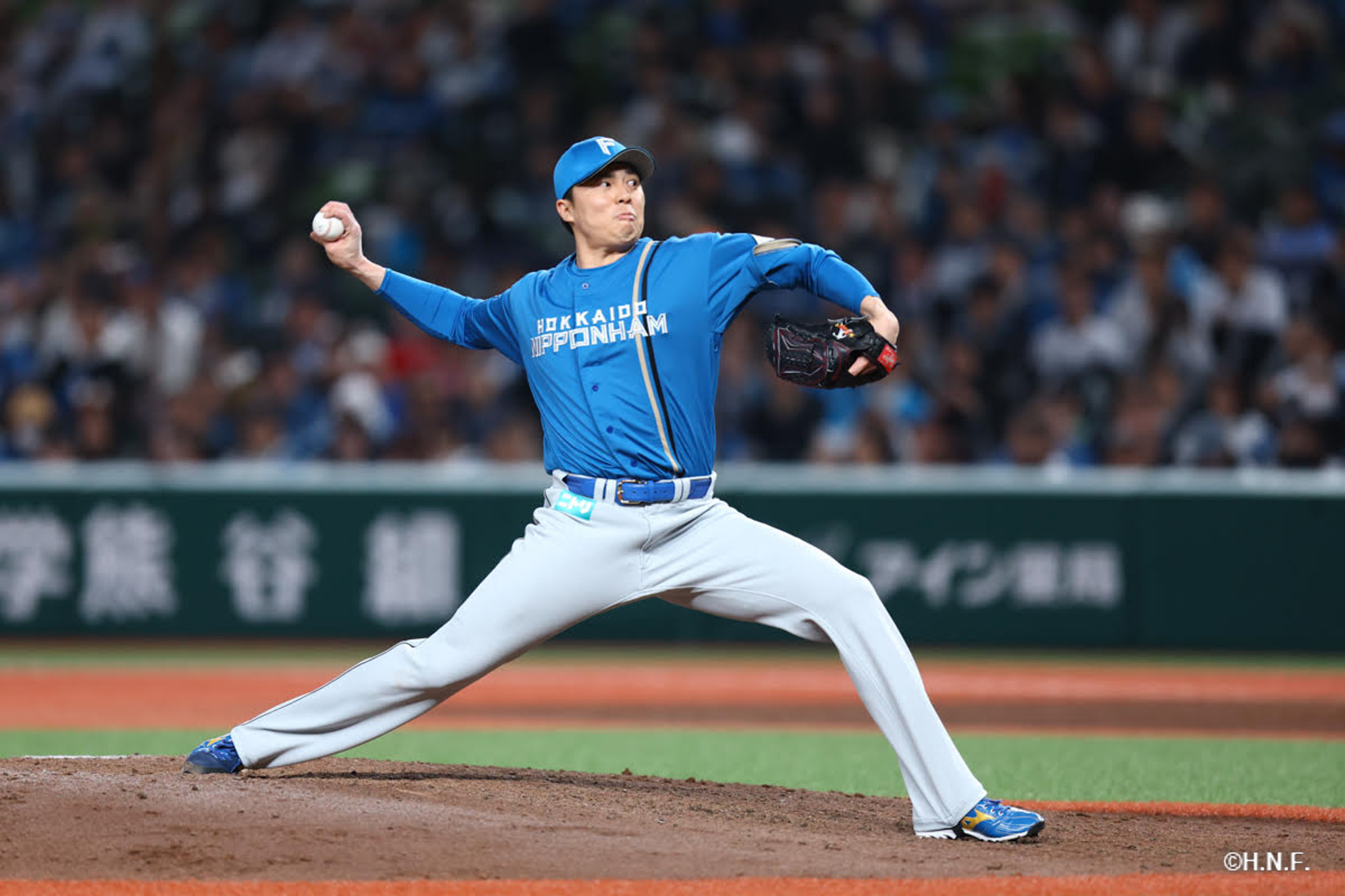 9回裏、田中正義投手