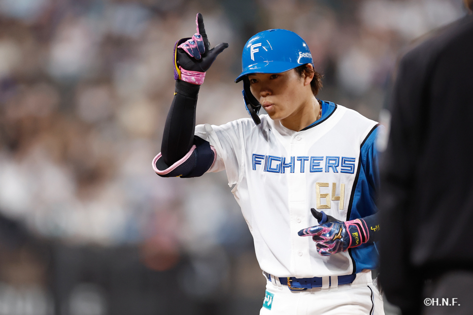 3回裏、田宮選手01