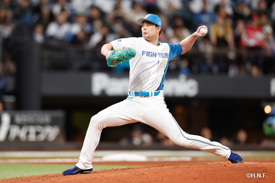 7回表、上原投手