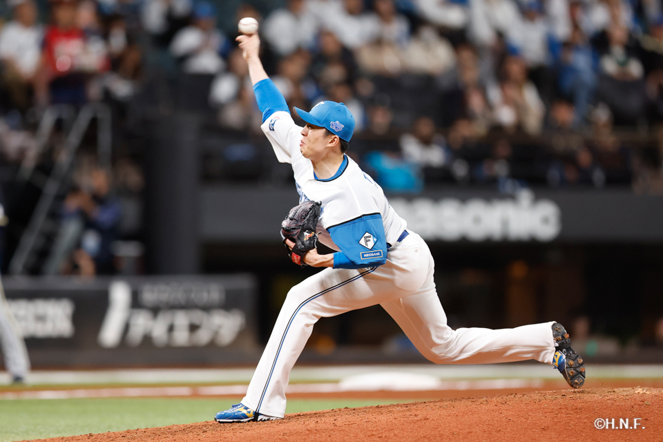 9回表、田中正義投手