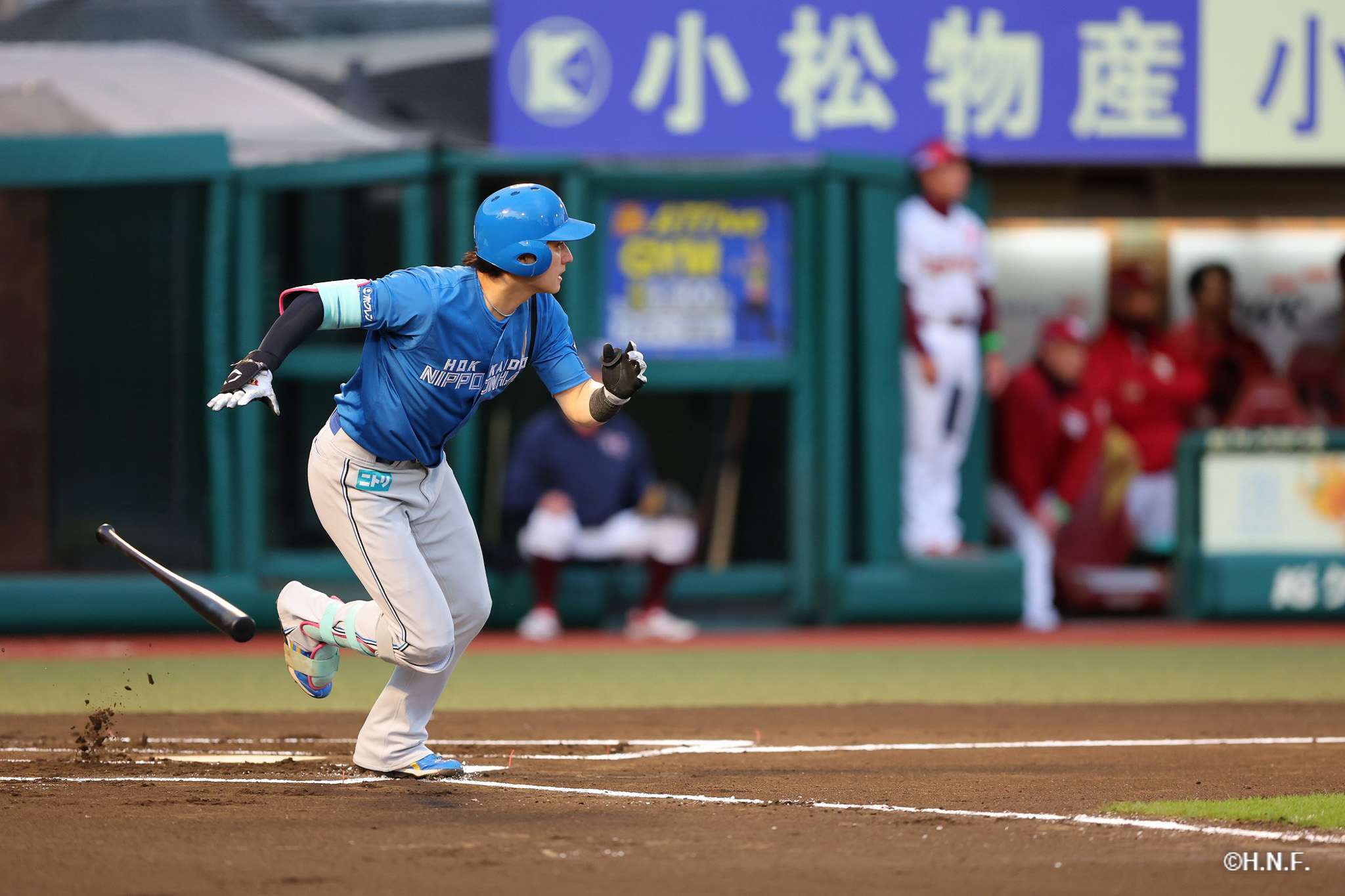 1回表、淺間選手01
