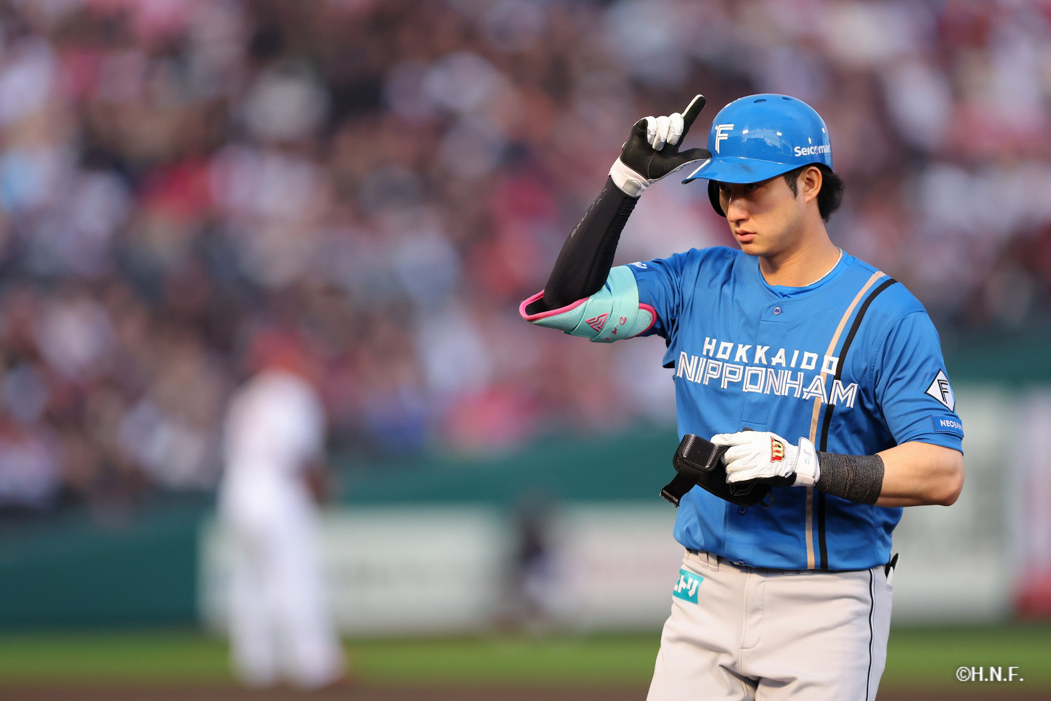 1回表、淺間選手02