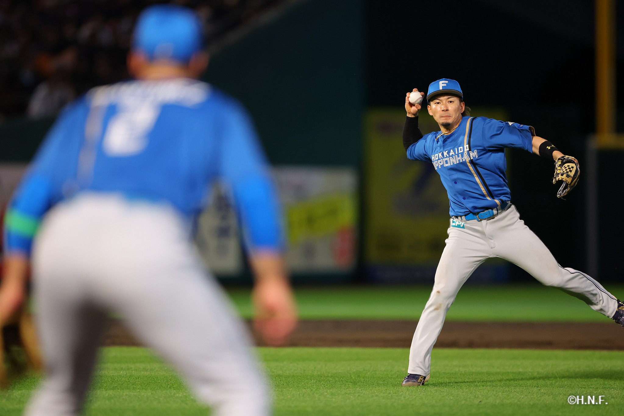   <span>3回裏、水野選手</span>
