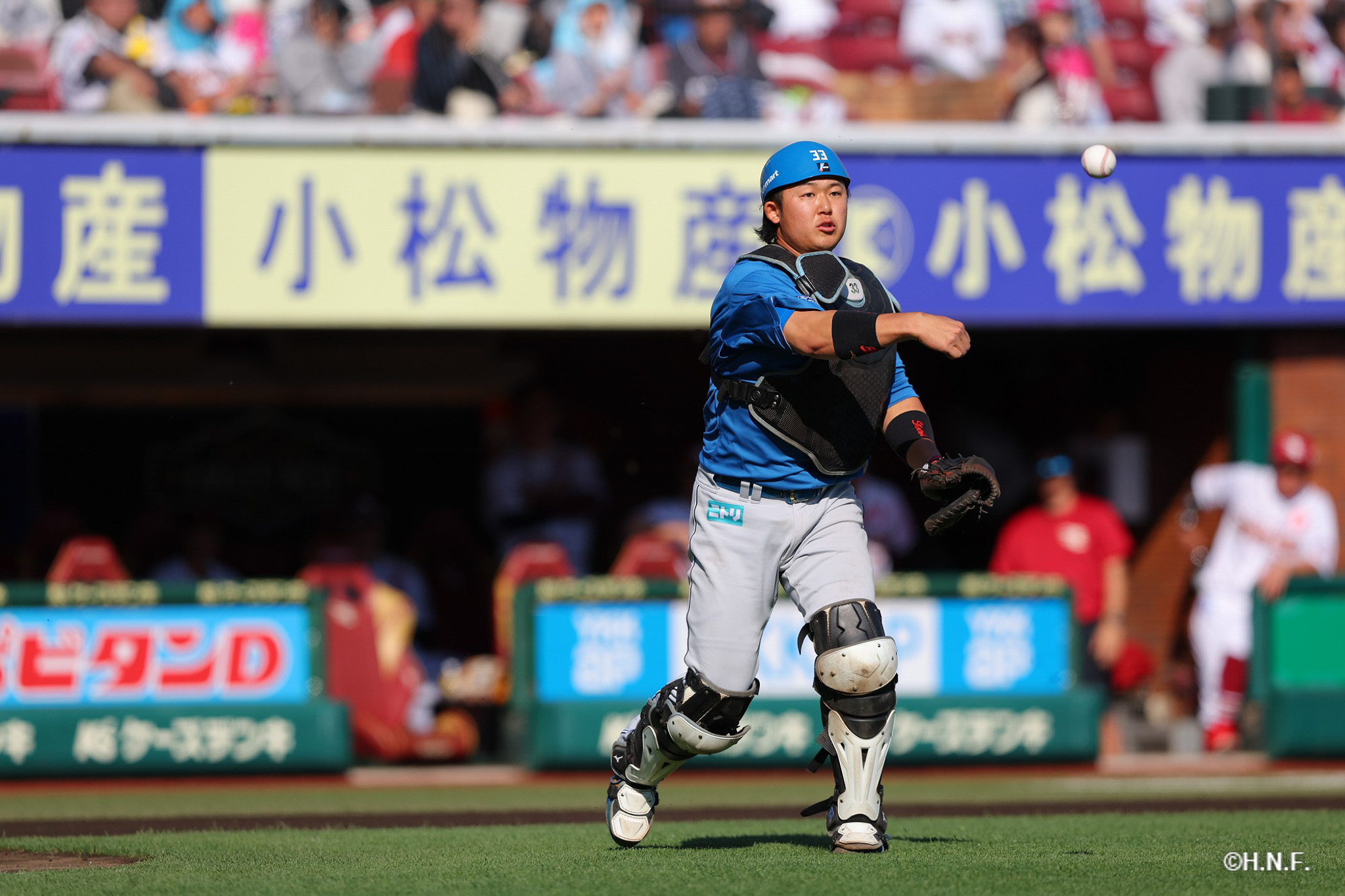 6回裏、進藤選手