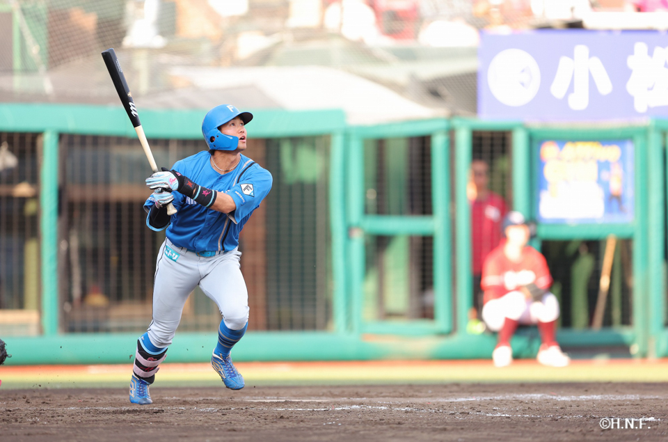 8回表、細川選手01